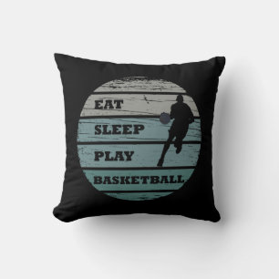 Almofada Coma durma jogue basquete vintage