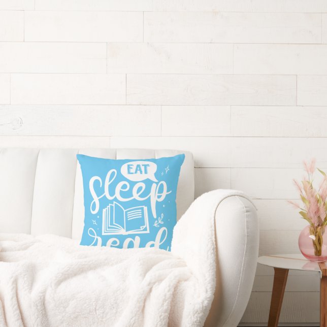 Almofada Coma o trevo do livro de leitura (Sofá)