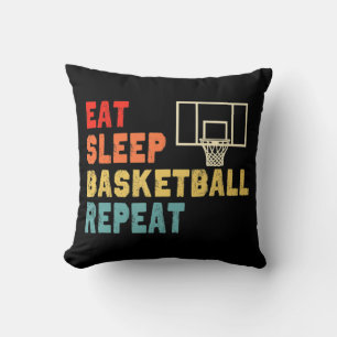 Almofada Coma, sono, basquete Repete a roupa para garotas,