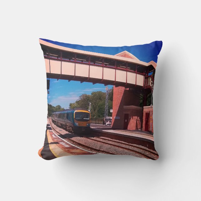 Almofada Comboio debaixo da ponte (Frente)