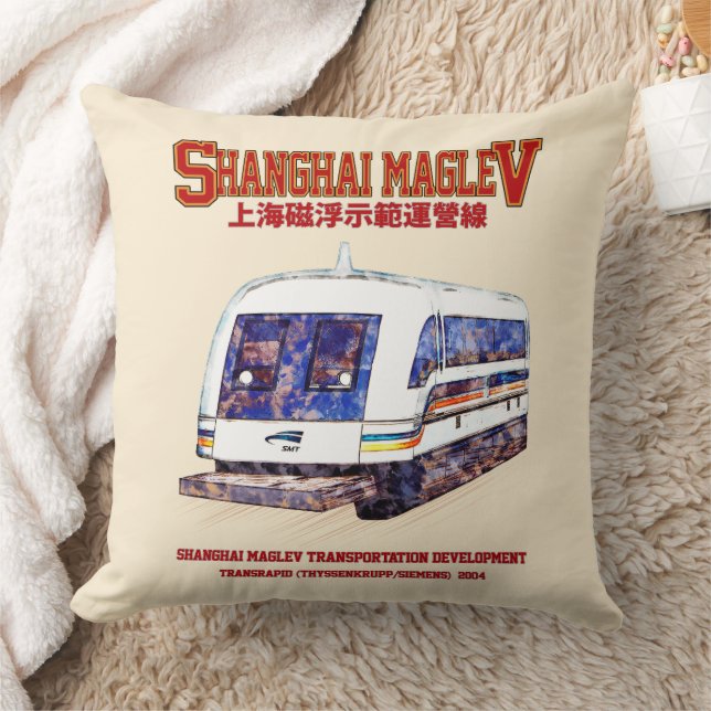 Almofada Comboio Transrápido Xangai Maglev SMT (Cobertor)