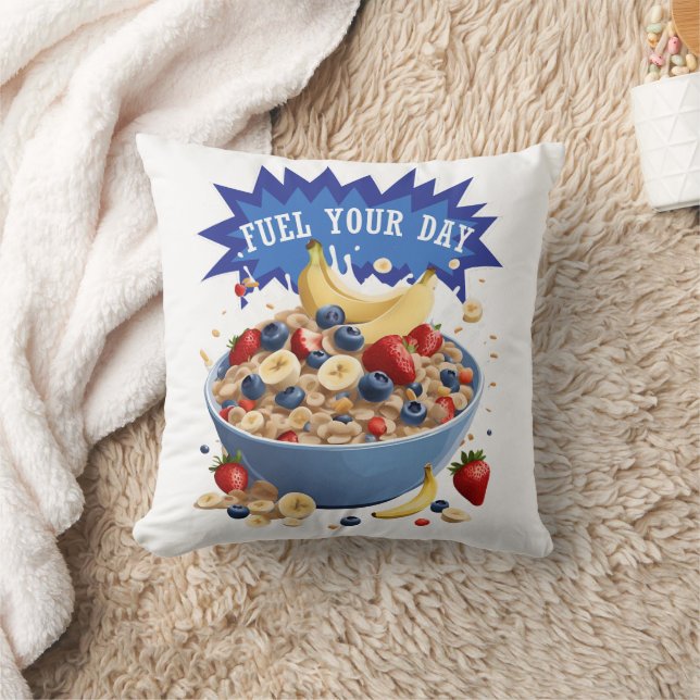 Almofada Combustível para o seu cereal do dia (Cobertor)