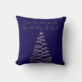 Almofada Come And Behold Him | Christmas Throw Pillow