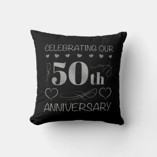 Almofada Comemorando nosso 50º aniversário