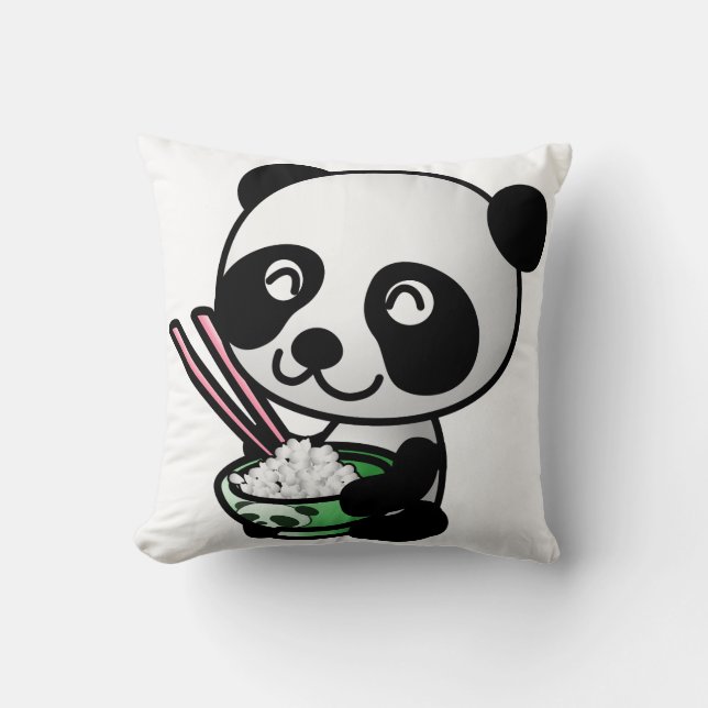 Almofada Comendo Panda (Frente)