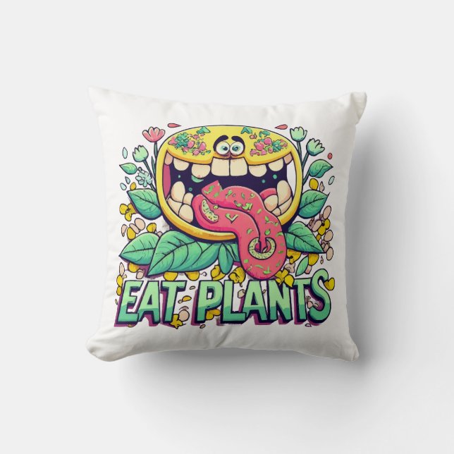 Almofada Comer Plantas (Frente)