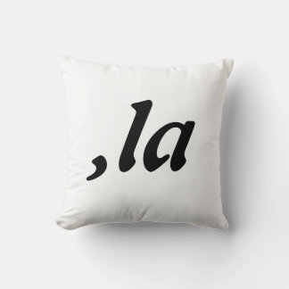 Almofada Comma La Kamala Harris - design de texto personali