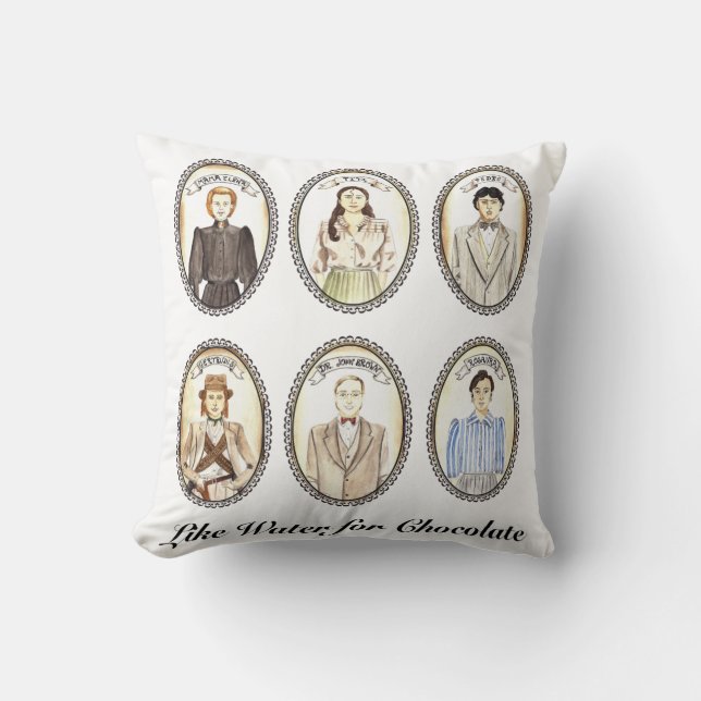 Almofada Como a água para o chocolate (Frente)