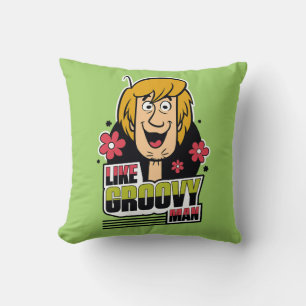 Almofada "Como gráfico desgrenhado do homem Groovy"