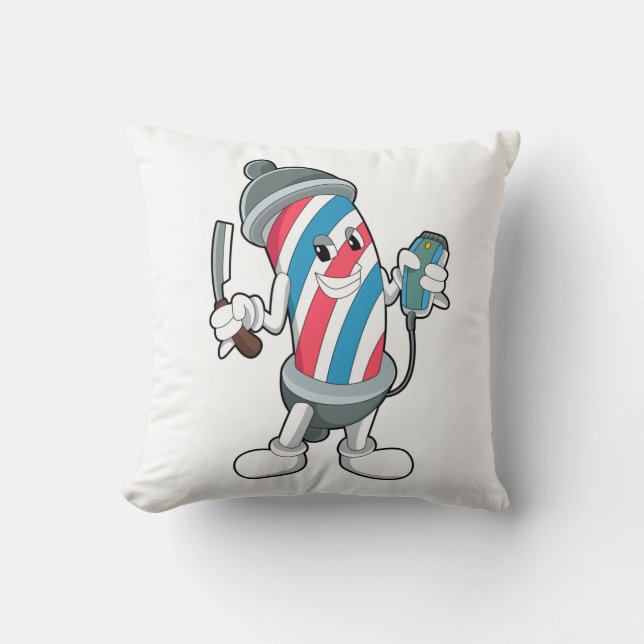 Almofada Como Hairdresser com Razor (Frente)