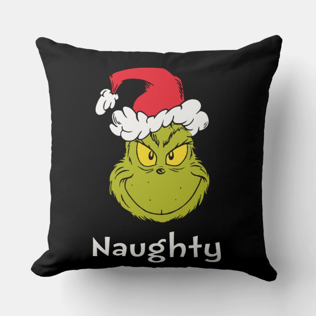 Almofada Como o Grinch Roubou o Natal | Grinch Malvado (Frente)