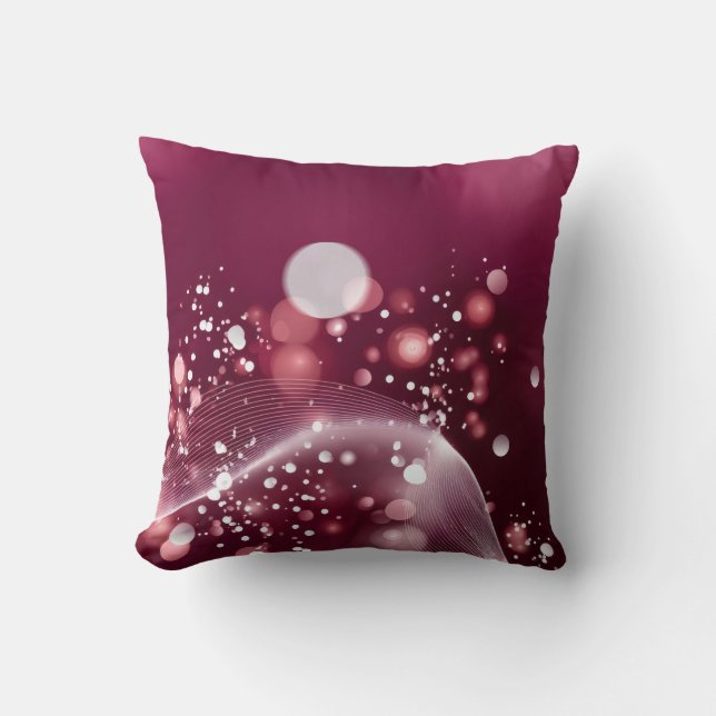 Almofada compact mirror Elegant Pink and White Design (Frente)