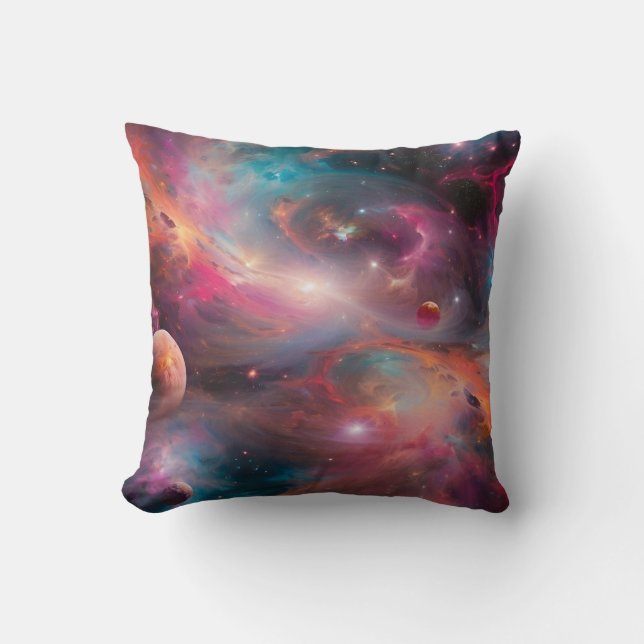 Almofada Composição Geométrica Cósmica (Frente)