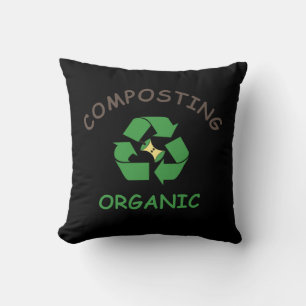 Almofada compostagem acontece com compostagem orgânica
