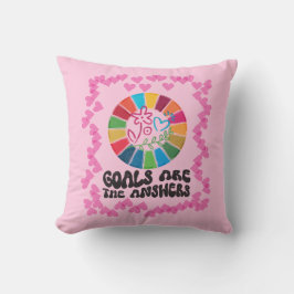 Almofada Comprar Sustentável. Viva intencionalmente. Objeti