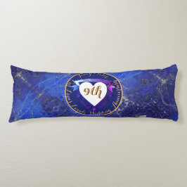 Almofada Comprida 2 Fotos 9. Aniversário do Casamento Lapis Lazuli