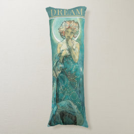 Almofada Comprida "A Lua" de Mucha, Dream Green Body Pillow