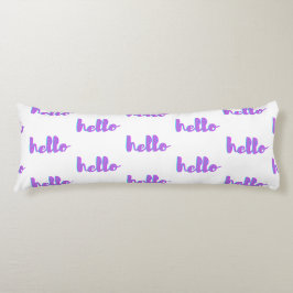 Almofada Comprida Alô Pastel Reversible Body Pillow