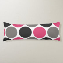 Bolinhas rosa e Cinza