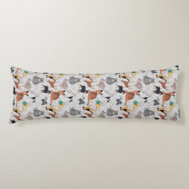 Almofada Comprida Cães E Gatos, Design