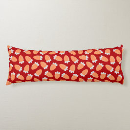 Almofada Comprida Chubby Carrots Red