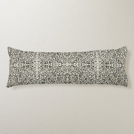 Almofada Comprida Embroidered Effect Dalmatian Fur Print
