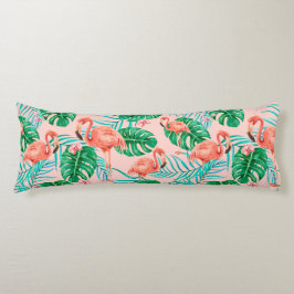 Almofada Comprida Flamingo Pattern