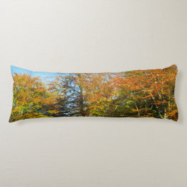 Almofada Comprida Folhas de outono e Céu Azul - Personalizado