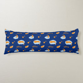 Almofada Comprida Gato adormecido bonito numa nuvem, sonhos doces