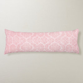 Almofada Comprida Glam Damask Rosa