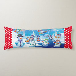 Almofada Comprida Gushion gigante de Natal Maravilha de inverno