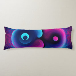 Almofada Comprida Harmonia Vibrante: Interpretação Moderna de Yin Ya