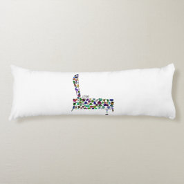 Almofada Comprida Hebraico - Letra Dalet