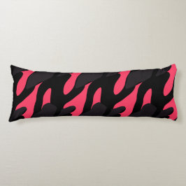 Almofada Comprida Hot pink, gray and black Camo abstract