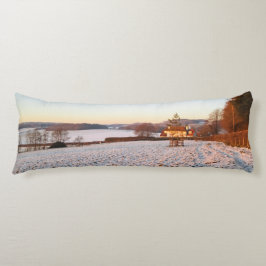 Almofada Comprida Inglês Winter Sunset - Personalizado