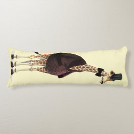 Almofada Comprida Jaqueta de Fumagem de Girafa