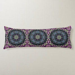 Almofada Comprida Kale Kaleidoscope Mandala Body Pillow