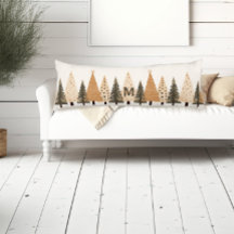 Monograma neutro da floresta de inverno