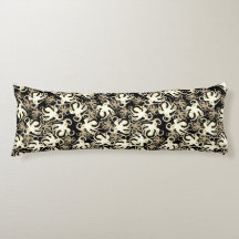 Motif Repetitivo Preto E Sepia | Padrão Octopus