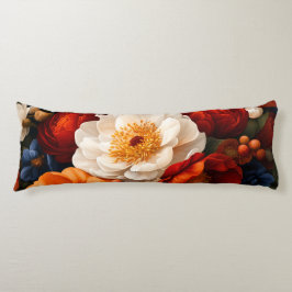 Almofada Comprida Padrão Floral