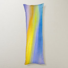Almofada Comprida Raio Abstrato Dourado