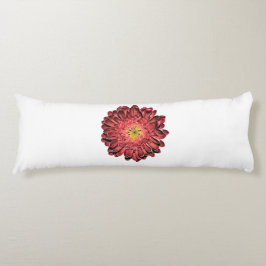 Almofada Comprida Red Daisy Flower