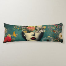 Retrato Floral Surrealista da Lua