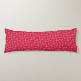Almofada Comprida Retro Pink Clover Pattern Body Pillow