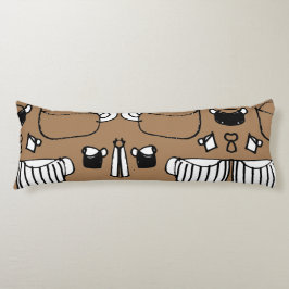 Almofada Comprida Série cronológica do chá