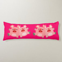 Almofada Comprida SIM! Corpo de Porcos de Cartoon Bonitos