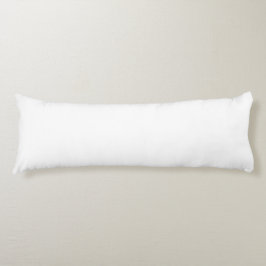 Almofada Comprida Simples e elegante branco minimalista