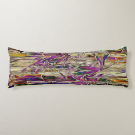 Almofada Comprida Travesseiro de Arte Original Bamboo