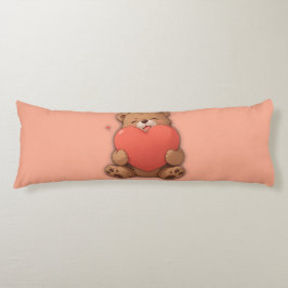 Almofada Comprida Urso-de-abóbora