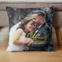 Comunicado de casamento oficialmente amarrado